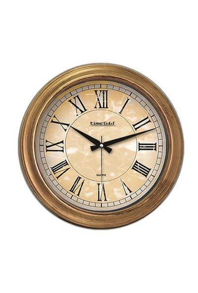 Time Gold Fiyona Duvar Saati(Eskitme)-35cm TG142