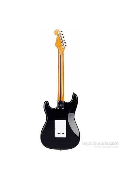 SX SST57 BK Stratocaster Elektro Gitar (Black)