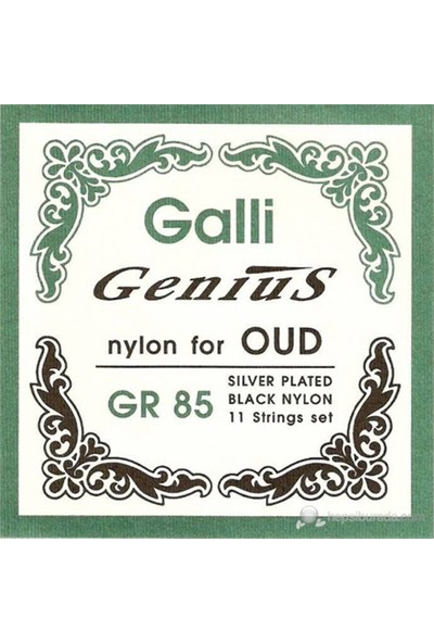 Galli Gr85 Ud Teli Takım (Naylon Teller Siyah)