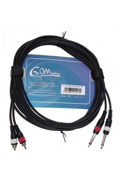 G.Master GM-19 4.5M Audio Kablo / 2 Mono-2 Tos Uç