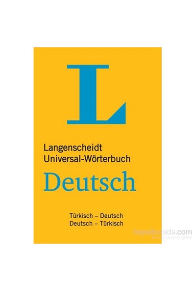 Langenscheidt Türkçe - Almanca Sözlük