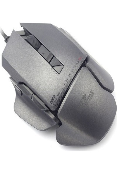 James Donkey 007 Gri Lazer 8200DPI 8 Tuş Avago Omron USB Pro Oyuncu Mouse