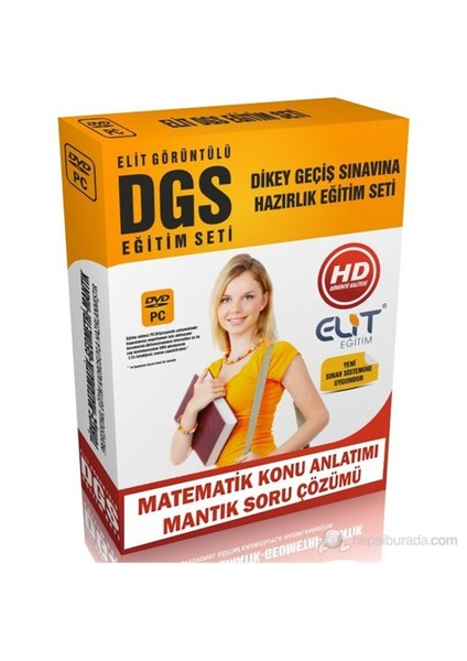 Elit DGS Matematik Görüntülü Eğitim Seti (2 Adet 64 GB USB Bellek İçerisinde)