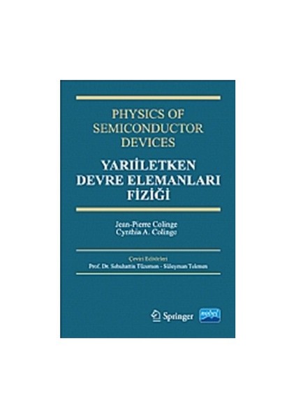 Yarıiletken Devre Elemanları Fiziği - Physics Of Semiconductor Devices-Jean Pierre Colinge