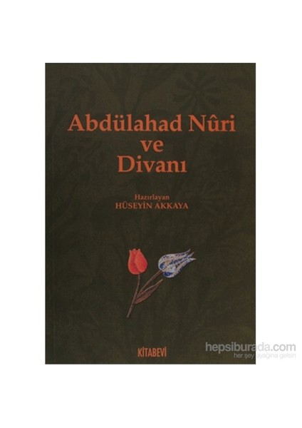 Abdülahad Nuri Ve Divanı-Hüseyin Akkaya