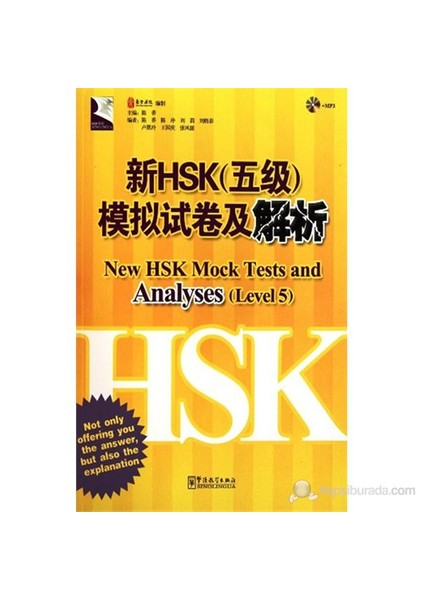 New HSK Mock Tests and Analyses Level 5 +MP3 CD (Çince Yeterlilik Sınavı)