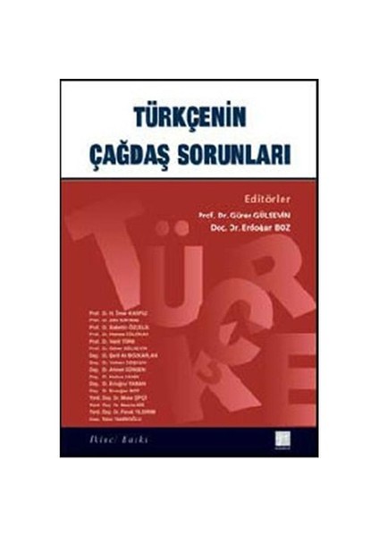 Türkçenin Çağdaş Sorunları