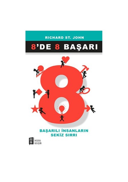 8’De 8 Başarı:Başarılı İnsanların Sekiz Sırrı - Richard St. John