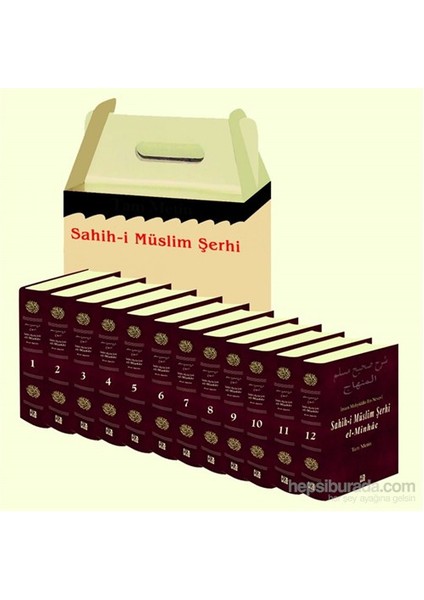 Sahî-i Müslim Şerhi el-Minhâc 12 Cilt Takım - Müslim Şerhi e - Muhyiddin en-Nevevi