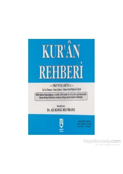 Kur''An Rehberi-Ali Kemal Belviranlı