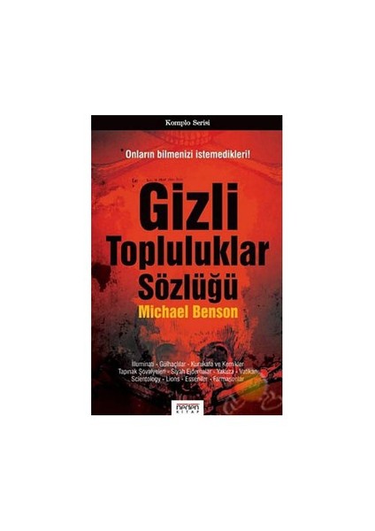 Gizli Topluluklar Sözlüğü