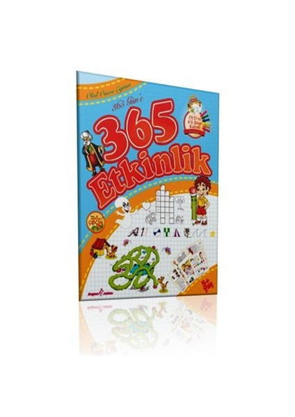 365 Güne 365 Etkinlik (CD-ROM + Çıkartma + 6'lı Boya Kalemi Hediyeli)