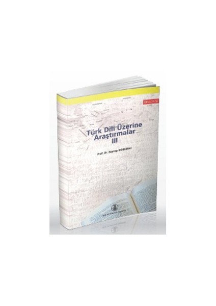 Türk Dili Üzerine Araştırmalar 3