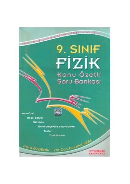 Esen Yayınları 9. Sınıf Fizik Konu Özetli Soru Bankası