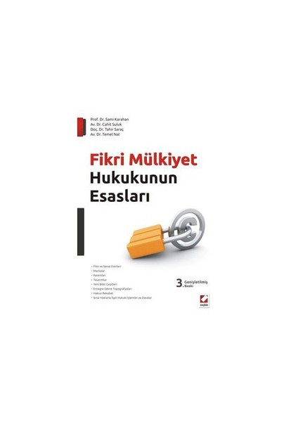 Fikri Mülkiyet Hukukunun Esasları