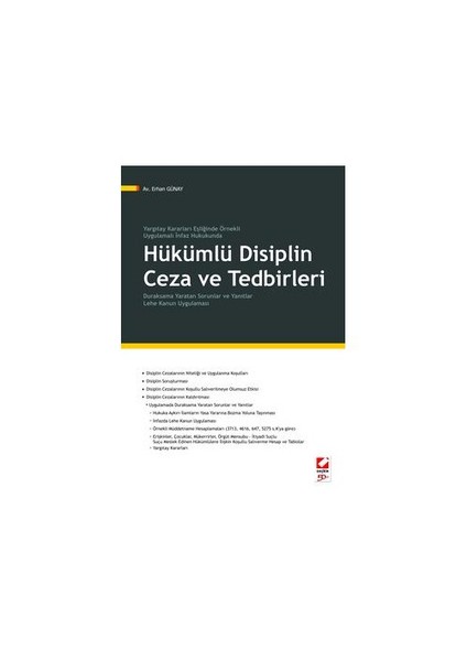 Hükümlü Disiplin Ceza ve Tedbirleri