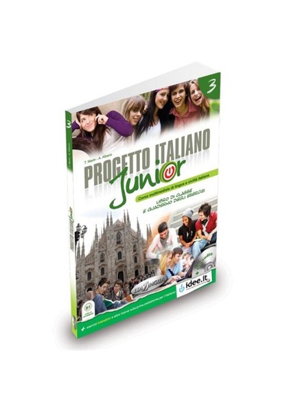 Progetto İtaliano Junior 3 (Ders Kitabı Ve Çalışma Kitabı+Cd) İtalyanca Orta Seviye-T. Marin