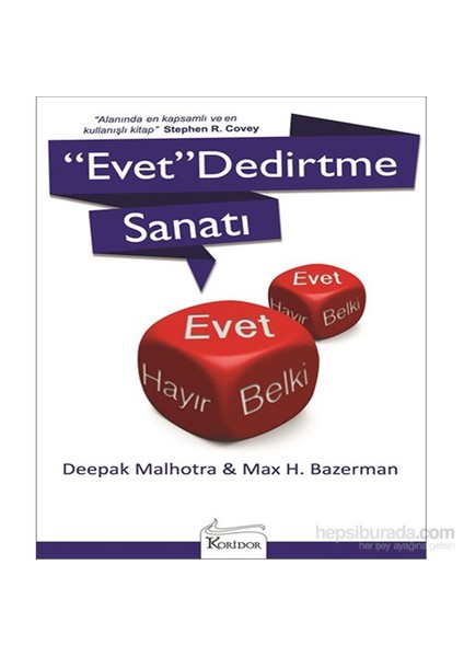 “Evet” Dedirtme Sanatı - Max H. Bazerman