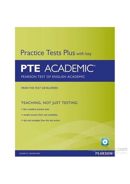 Pearson Education Yayıncılık Pte Academıc PracTıce Tests Plus Wıth Key & Cd -Rom