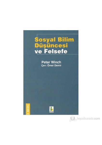 Sosyal Bilim Düşüncesi ve Felsefe