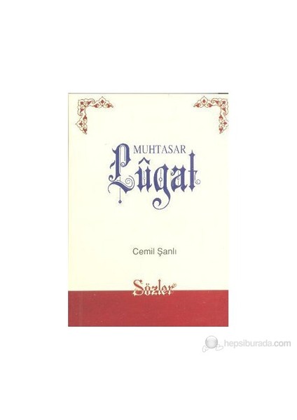 Muhtasar Lügat (Karton Kapak - Cep Boy)