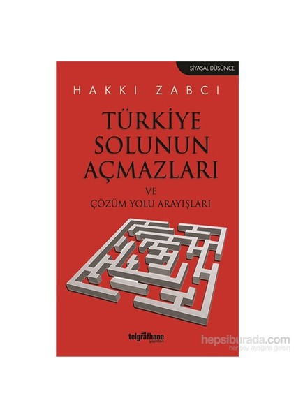 Türkiye Solunun Açmazları Ve Çözüm Yolu Arayışları-Hakkı Zabcı