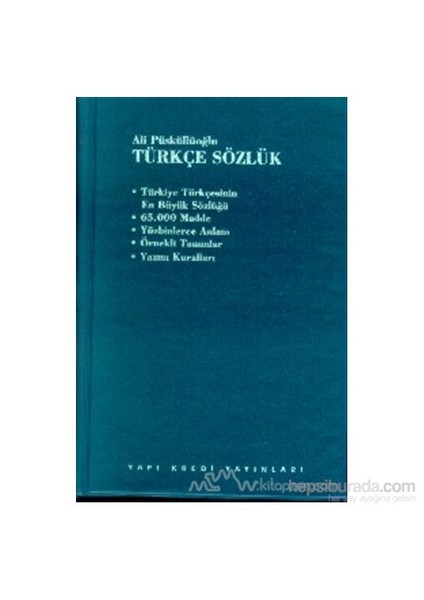 Türkçe Sözlük-Ali Püsküllüoğlu