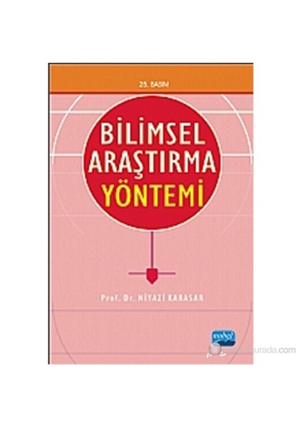 Bilimsel Araştırma Yöntemi - Niyazi Karasar