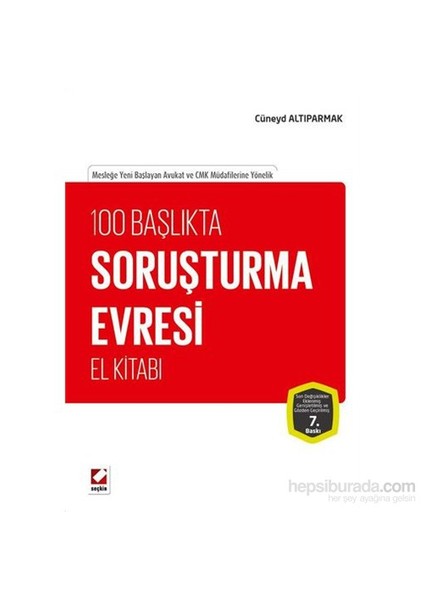 Soruşturma Evresi El Kitabı