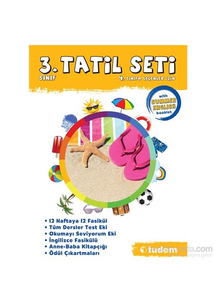Tudem Yayınları 3. Sınıf Tatil Seti