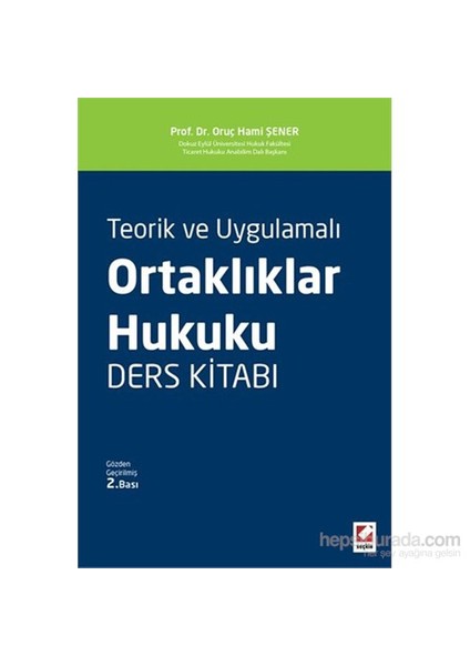Ortaklıklar Hukuku Ders Kitabı