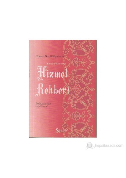 Kur'an Şakirtlerinin Hizmet Rehberi (Cep Boy)