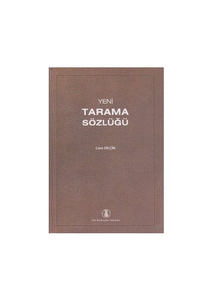 Yeni Tarama Sözlüğü