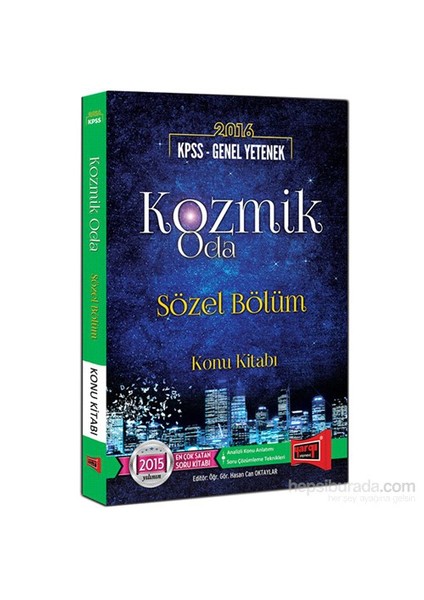 Yargı Kpss 2016 Kozmik Oda Sözel Bölüm Konu Kitabı