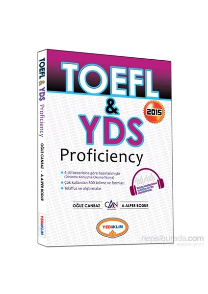 Yediiklim Yayınları TOELF YDS Proficiency - A.Alper Bodur