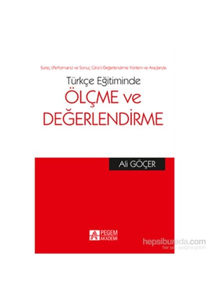 Türkçe Eğitiminde Ölçme Ve Değerlendirme