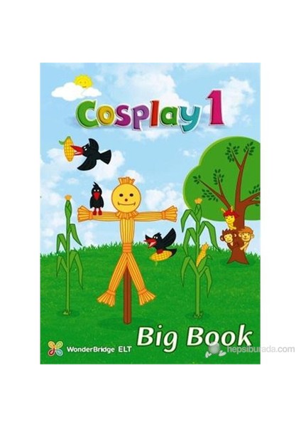 Cosplay 1 Big Book - Okul Öncesi İngilizce Büyük Boy Okuma Kitabı (40x54 cm)