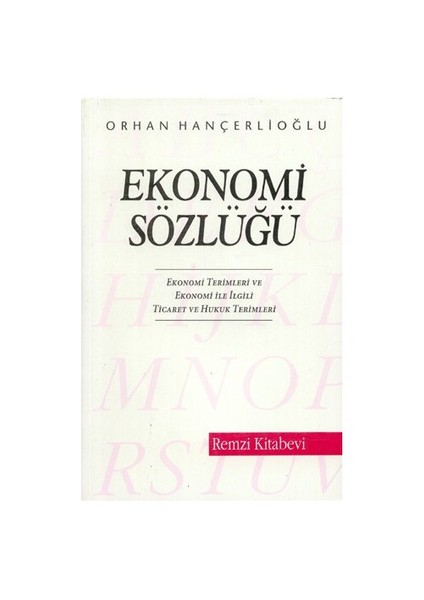 Ekonomi Sözlüğü