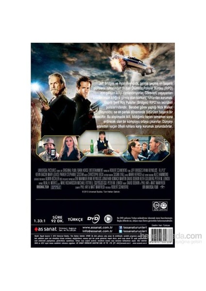 R.I.P.D. (Ölümsüz Polisler) (DVD)