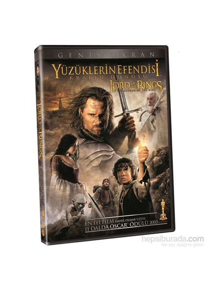 Lord Of The Rings: Return of The King (Yüzüklerin Efendisi: Kralın Dönüşü) (DVD)