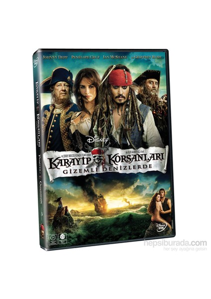 Pirates Of The Carribean 4: On Strangers Tıdes (Karayip Korsanları 4: Gizemli Denizlerde) (DVD)