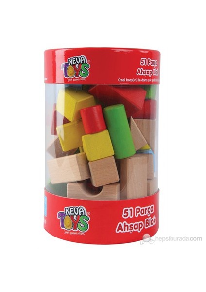 Ahşap Blok (51 Parça)