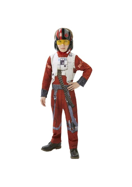 Star Wars Episode 7 Poe X-Wing Fighter Kostüm Klasik 7-8 Yaş
