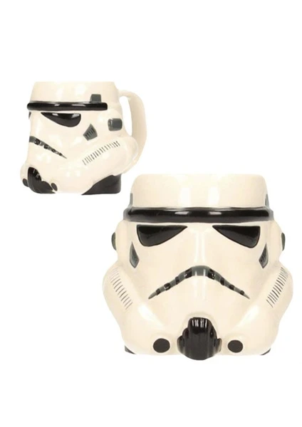 Sd Toys Star Wars Stormtrooper Head 3D Ceramic Mug Kupa Bardak