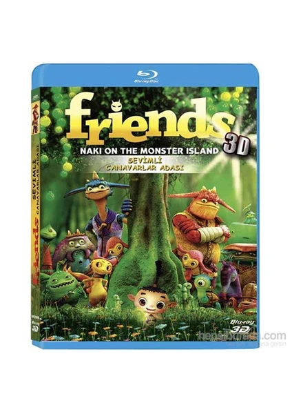 Friends Naki on the Monster Island (Sevimli Canavarlar) (3D Blu-Ray)