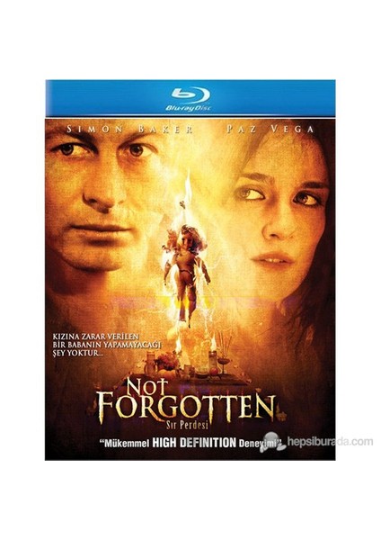 Not Forgotten (Sır Perdesi) (Blu-Ray Disc)
