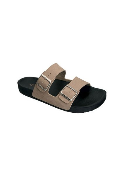 Bahama-10 Anatomik Unisex Terlik Camel