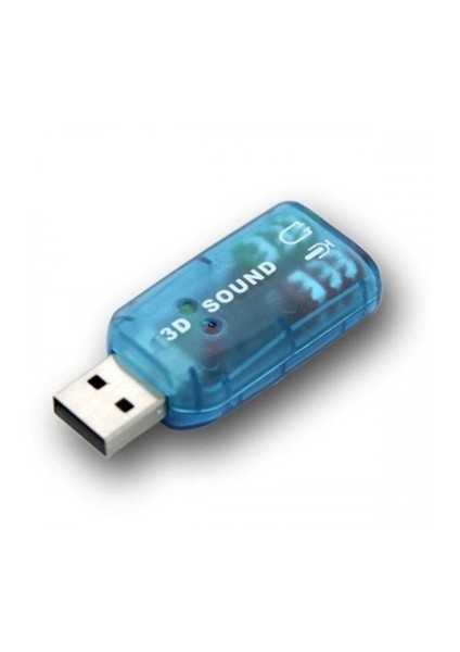 3D Harici Usb 5+1 Ses Kartı-External Sound Card Pl-8620 An-8453