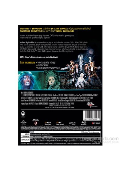 Cats (Blu-Ray) fiyatları