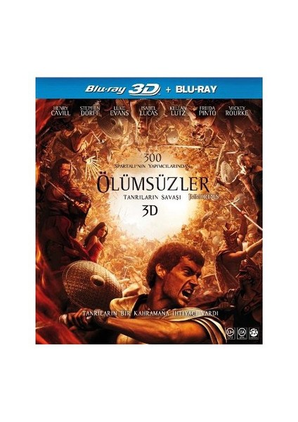 Immortals (Ölümsüzler) (3D BD +DVD (2 Disk))
